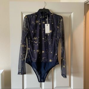sheet starry bodysuit